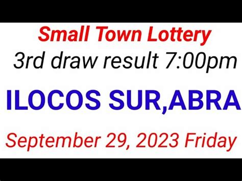 stl result ilocos sur|STL ILOCOS SUR/ABRA .